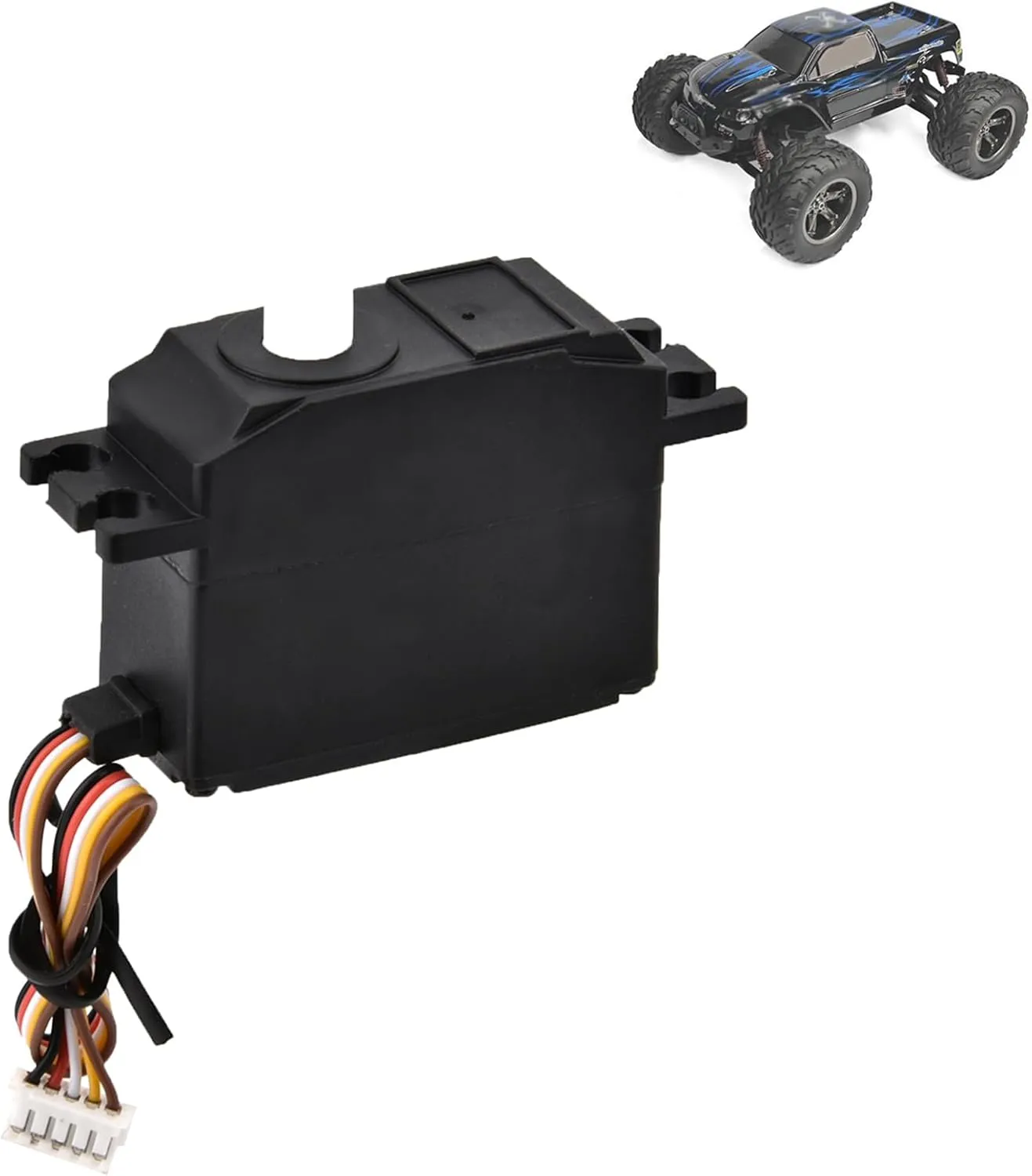 Gear Replacement for 1/16 Truggy Short Course RC 5 Wire Servo, Servo fortune timberline available flag invest Steering Engine Accessory High Speed RC Steering 