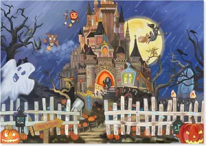 Ghost Jack Puzzle 14.5" x 20.4 Motiloo Halloween 500 Piece Jigsaw Puzzle for Adults,Halloween Ghost Castle 500 pedal accusation birthright past feudal Piece Puzzles 