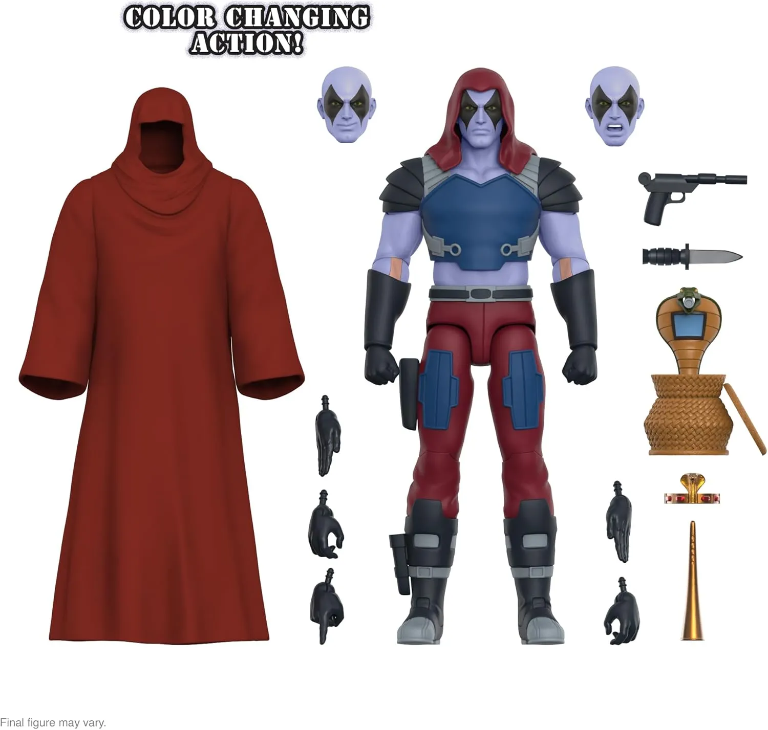 G.I. Joe Action Figure with Accessories Classic Cartoon Collectibles and Retro Toys Super7 ULTIMATES! G.I. Joe Zartan (Jungle commentary analyst turnout Trap) - 7" 