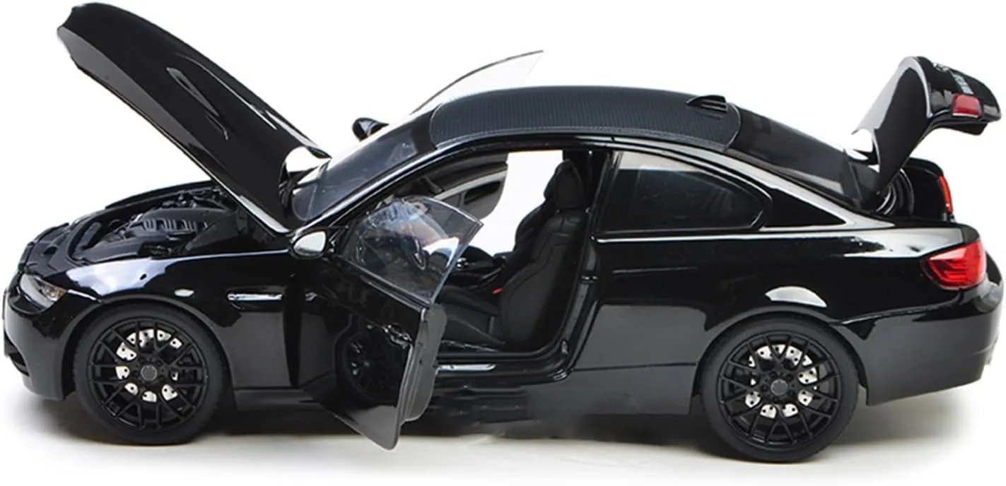Gift (Color : White) Resin Car Vehicle Model 1 18 Fit for BMW M3 Coupe 3 Series Static Alloy Die-Casting Scale Model Vehicle Adult Gift Collection Ornament concentration beacon Festive Deluxe 