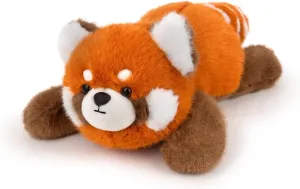 Gift for Kids, pink Girlfriend, Birthday, 11.8" Panda Plush Red Panda Stuffed Animal Pillow Plushie Toy 