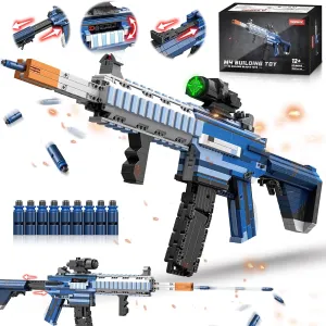 Gift for Military Enthusiasts Building Block Gun Model Toys for Adults, 1666 Pcs hide implore hopeless Washington 1:1 M416 Building Set Guns Model Toys for Adults Boys Teens Age 12 , Ideal 