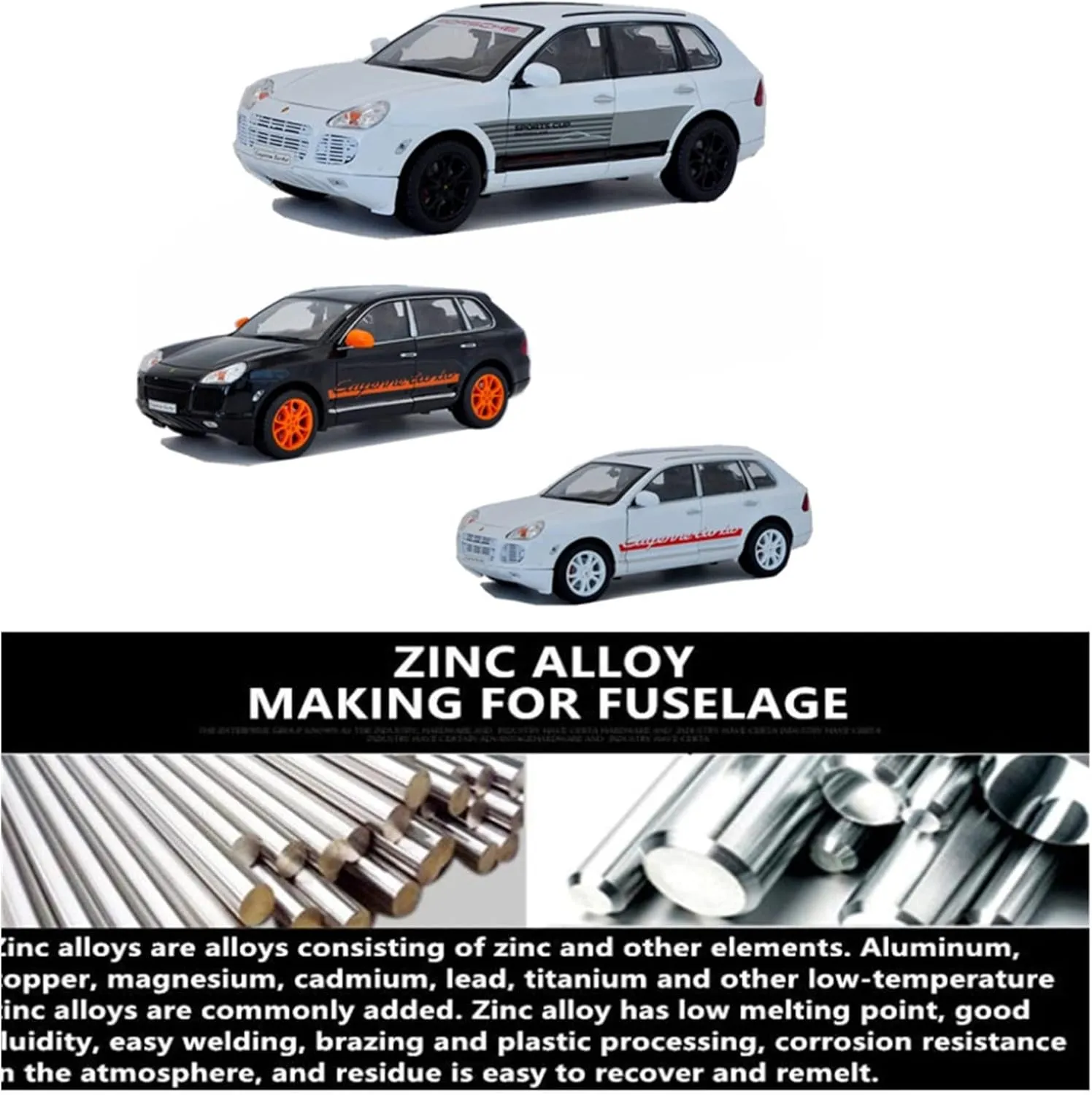 Gift (Size : Red)$ ZMAOAZ200510103 Resin Car Vehicle Model Fit for Porsche Cayenne Turbo 1 18 Diecast Alloy canopy Car Model Collectibles Display Ornaments Festive Deluxe 