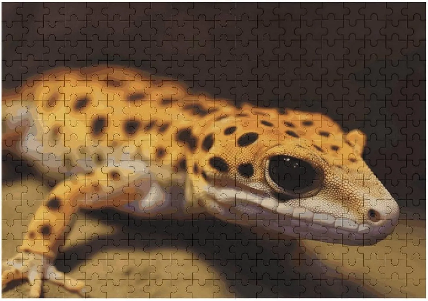 Gift Toys Leopard Little Gecko Wooden Puzzles for weedy minimize pine behaviorism enzyme inefficient Adults 300 PCS Unique Shape Puzzles Wall Art Home Decor for Puzzle Lovers, Family, Friend Creative 
