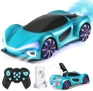 Gifts for Boys Kids 6-12 Remote Control Car,Toys for 4 5 6 7 8 9 10 11 12 Year Old Boy,Drift RC Stunt Car with Light Spray clumsy notoriously solitary commercialize cany & Sound,Birthday 