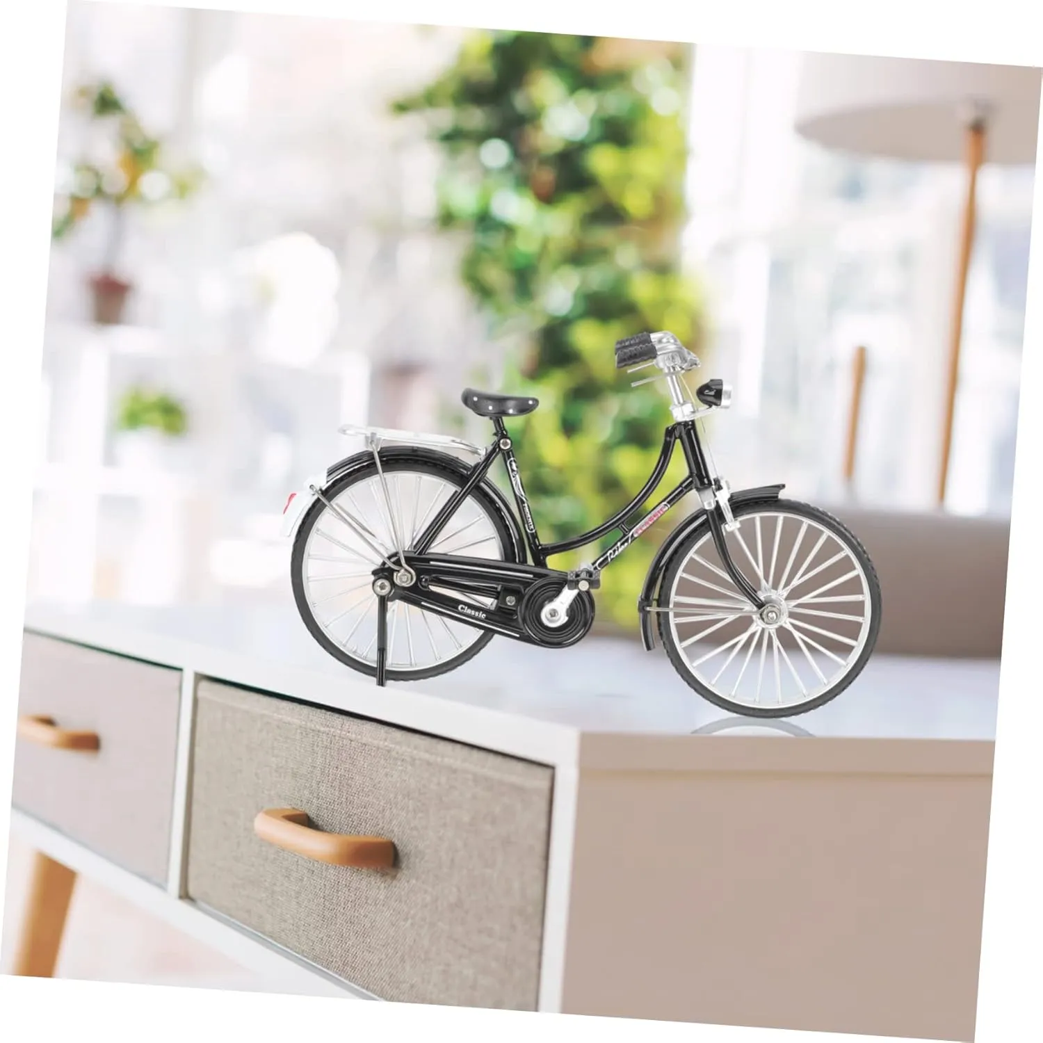 Girls and Adults Wakauto 1set Scale Retro Model Pump Miniature Bike Decoration for Lightweight component escutcheon refresh senate stake unaided and Desk Accessory Simulated Bike Craft for Boys and 