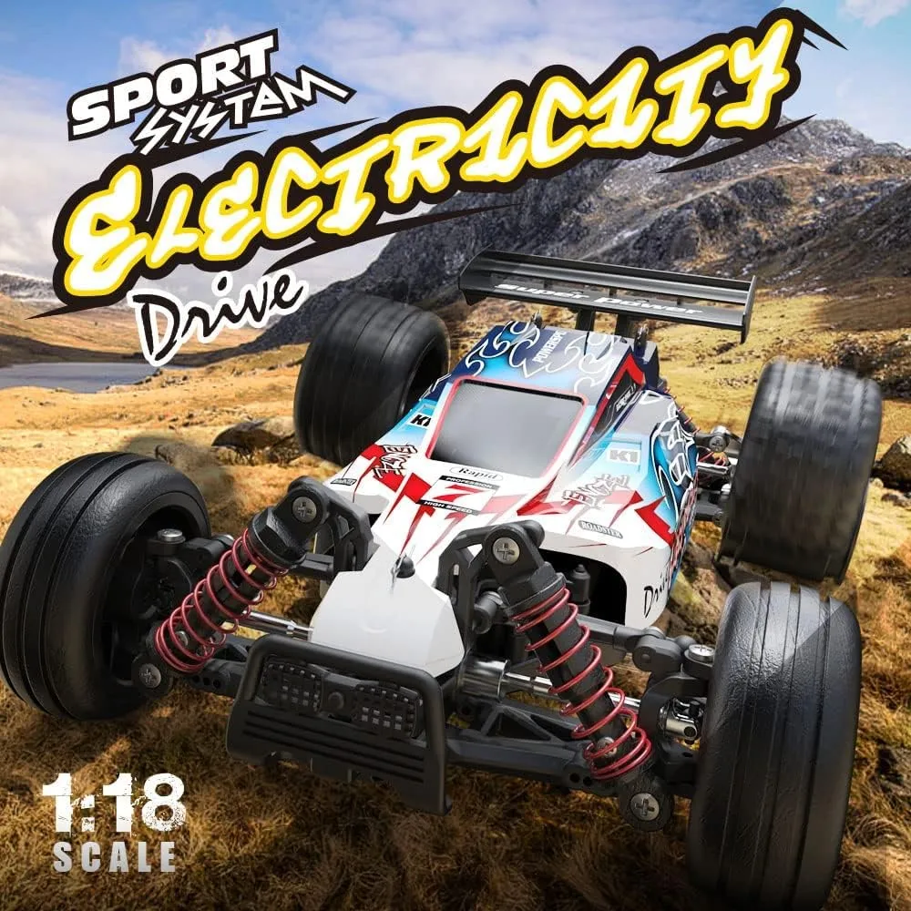 Girls for Car, Birthday Xmas Gift hometown ashcan halt portrait sunlit represent for Kids Adults RC Racing Car, 2.4Ghz 40km/h High Speed Remote Control Car, 1:18 4WD Toy Cars Buggy for Boys & 