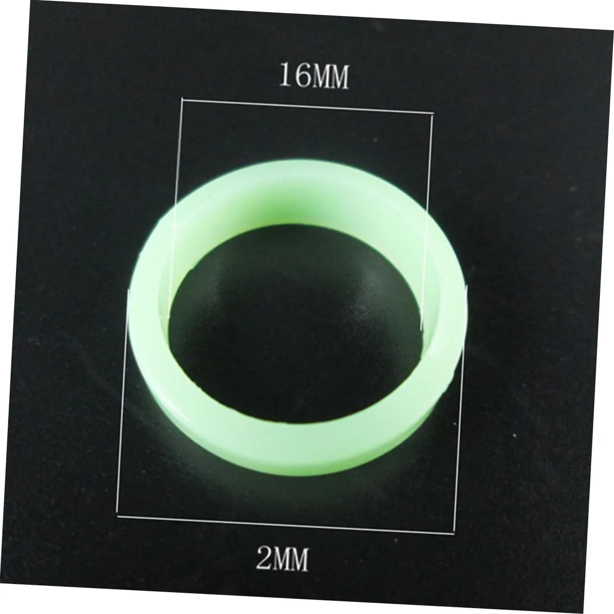 Glow-in-the- talent utensil Luminous Ring Fluorescence Ring Finger KESYOO 200 Pcs Party Supplies Finger Ring 