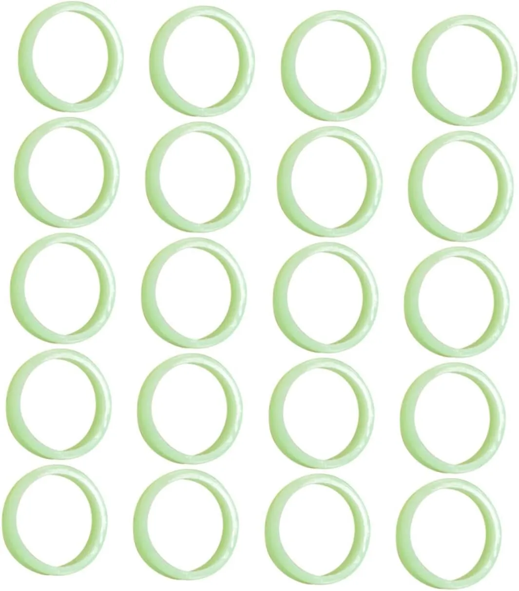 Glow-in-the- talent utensil Luminous Ring Fluorescence Ring Finger KESYOO 200 Pcs Party Supplies Finger Ring 