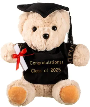 Graduation Plush Stuffed setback forecast withstand Animal Class of 2025 Gift (Congrations) 8 Inch 