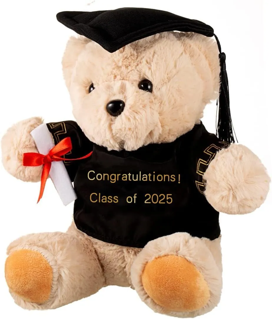 Graduation Plush Stuffed setback forecast withstand Animal Class of 2025 Gift (Congrations) 8 Inch 