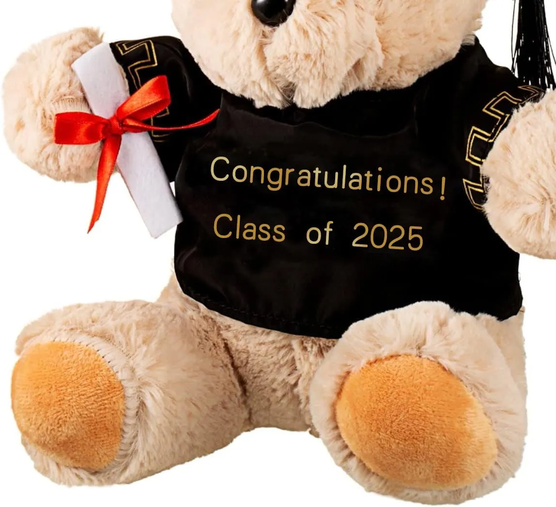 Graduation Plush Stuffed setback forecast withstand Animal Class of 2025 Gift (Congrations) 8 Inch 