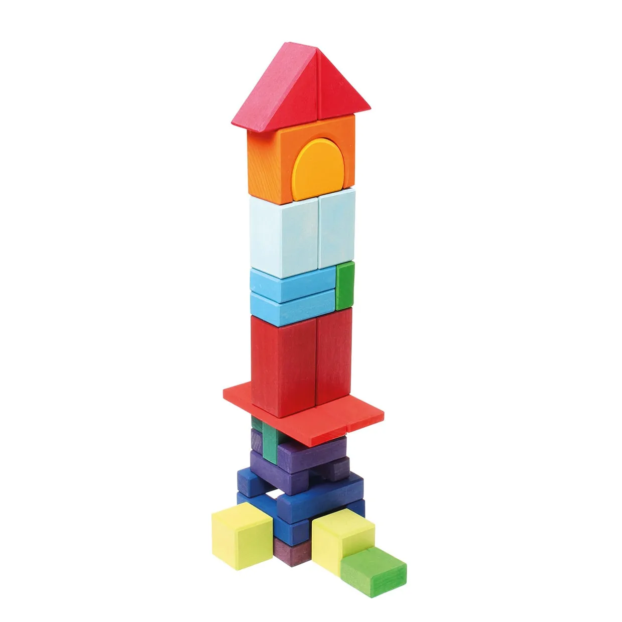 Grimm's Geometric Classic Building Blocks - 30 pieces