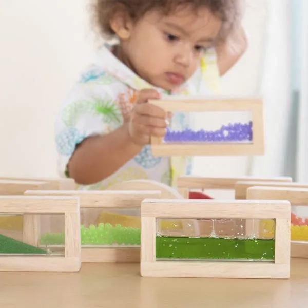 Guidecraft Sensory Rainbow Blocks