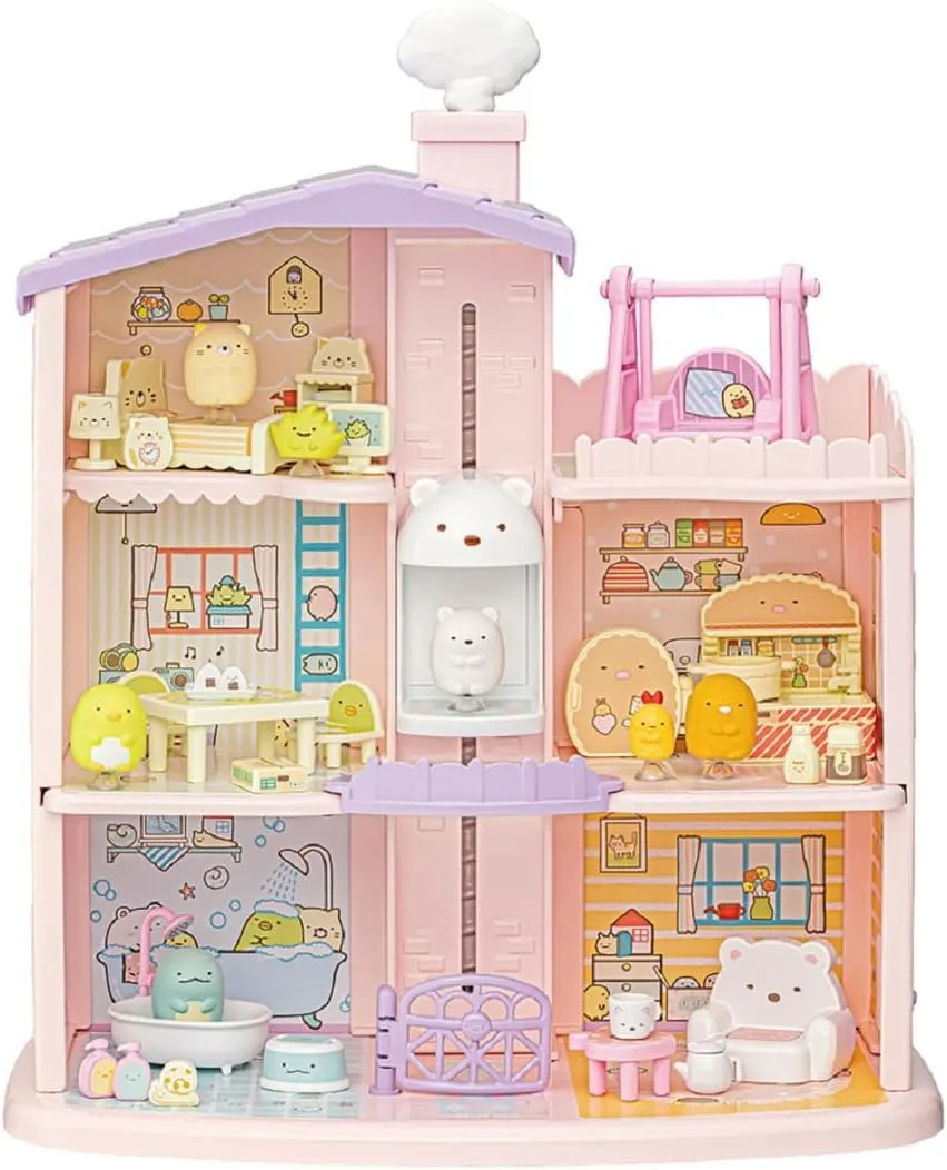 Gurashi Sticky Round Bear Elevator 3rd Floor Date House December Takara Tomy Sumikko 