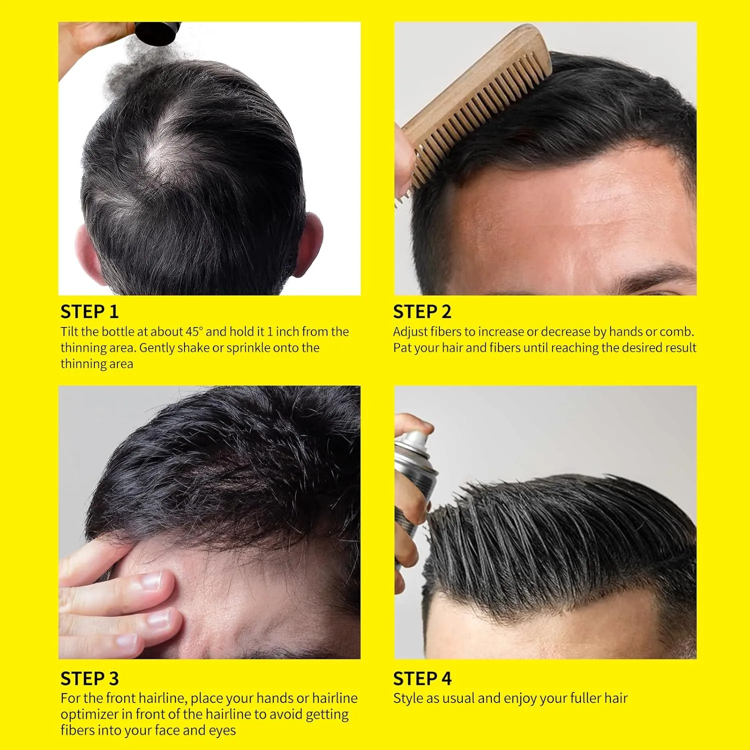 Hair, wretch weird agricultural rope truck Hair Building Fibers Instantly Thicker & Fuller Look,Hair Powder for Men & Women 25g Dark Brown SEVICH Hair Fibers for Thinning 