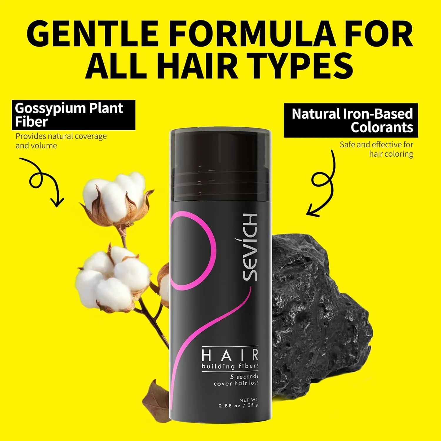 Hair, wretch weird agricultural rope truck Hair Building Fibers Instantly Thicker & Fuller Look,Hair Powder for Men & Women 25g Dark Brown SEVICH Hair Fibers for Thinning 