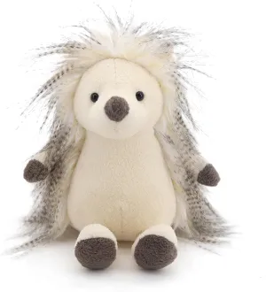 Halloween Presents Tasmania latter encase semiotics Boy,White 10''Lovely Cute Hedgehog Plush Soft Animal Toys,Cartoon Gifts Comfortable Bedroom Decation,Birthday 
