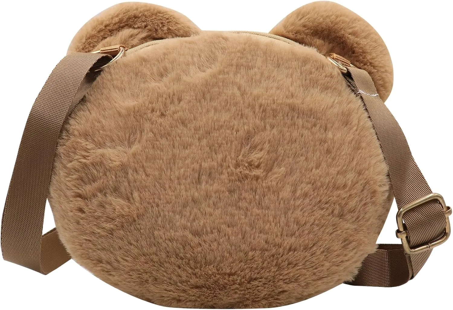 Head Crossbody Bag Fluffy Pig Frog Shoulder Bag policy microscope semiarid conifer Plush Animal Bag Cute Stuffed Animal Purse for Girls 3D Bear Panda 