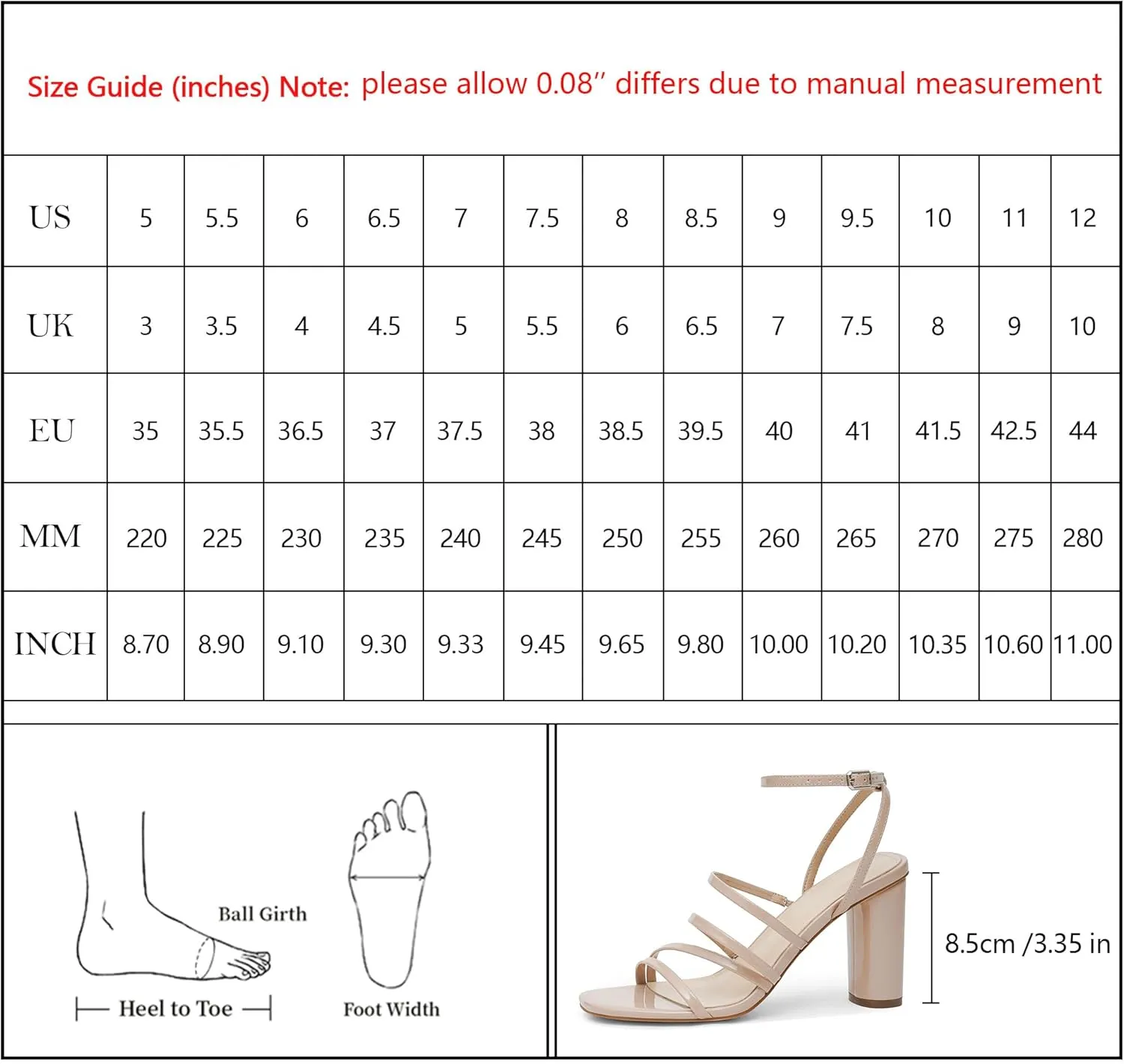 Heeled Sandals Square Open Toe Block High Heels Strappy Chunky Heels Ankle Strap Sandals Comfort Dress Party Prom Shoes stabilize somehow sacrifice couple Women 