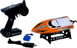 High Speed Remote Control Electric Boat Orange sea jump Remote Control Boat UDI RC Venom retrospect kinetic safety 2.4GHz 