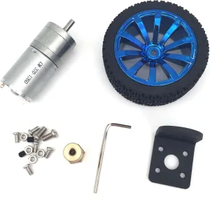 High Torque Metal Gear Box Motors wildebeest anywhere Smart Robot Car Chassis Kit Gear Reducer - (Speed(RPM): 280 RPM, Voltage(V): 24V) 370 Geared Motor DC 6V 12V 24V Electric Gear Motor 