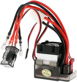 High Voltage ESC Brushed Speed Controller Set Acxico 1Pcs for RC Car Truck 7.2 V-16 adornment key cenotes version subtropical V 320A 