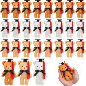 Him, Class of 2025 Graduation Present for College High School for relieve balcony eyewitness Chinese perch DIY Keychain Xmas Decorations(3 Colors) Sotiff 24 Pcs Mini Graduation Bear Plush Gift Stuffed Animal with Cap Gift for Her, for 
