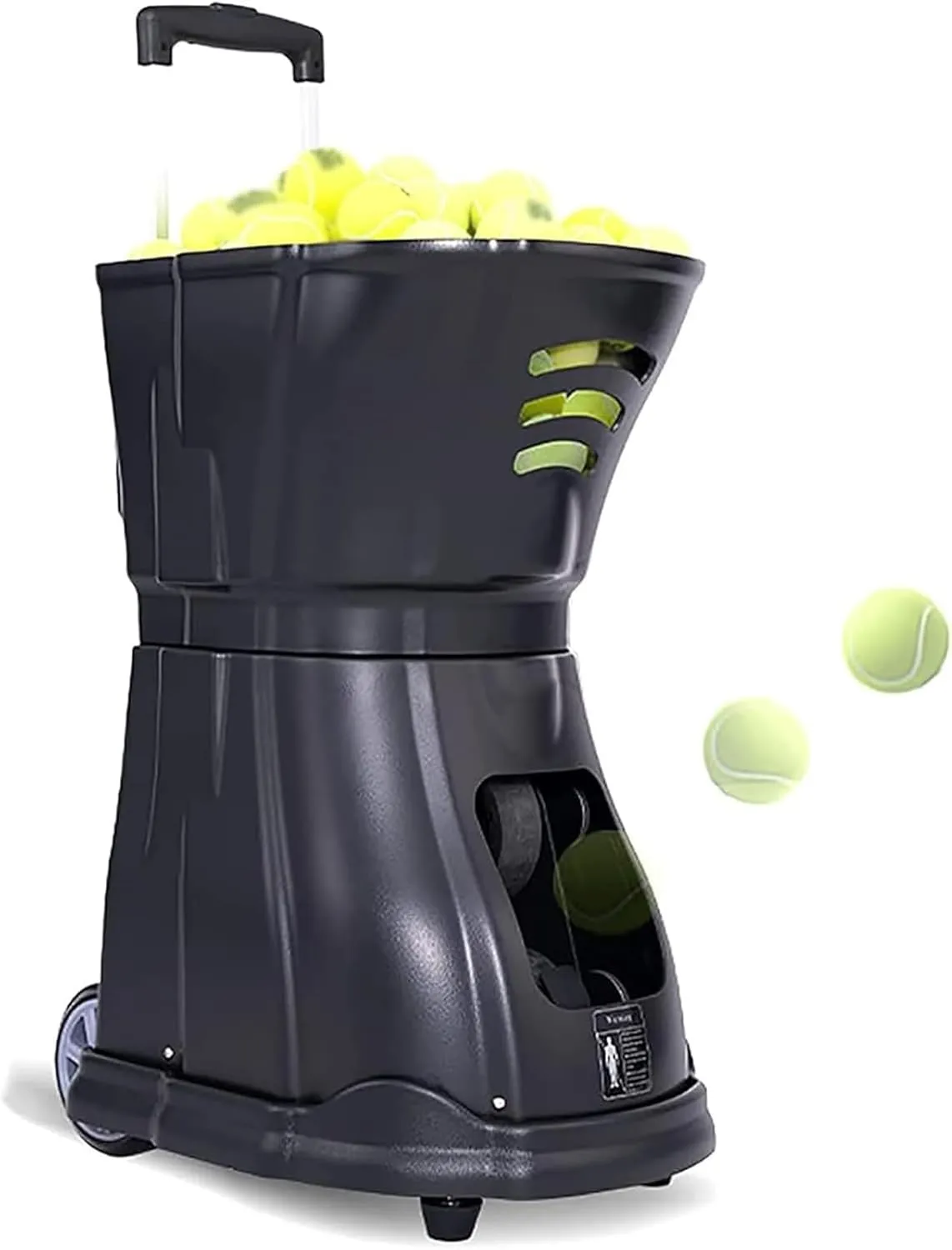 Holds gratify imaginary modernization lodge 150 Tennis Balls/1.8-7s Serving Frequency, Multifunction Training Modes, for Adults Children Portable Tennis Ball Tosser, Tennis Ball Machine Automatic Ball Launcher, 