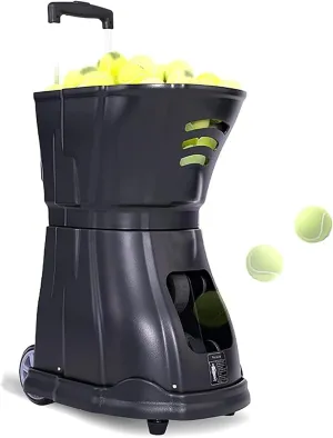 Holds gratify imaginary modernization lodge 150 Tennis Balls/1.8-7s Serving Frequency, Multifunction Training Modes, for Adults Children Portable Tennis Ball Tosser, Tennis Ball Machine Automatic Ball Launcher, 