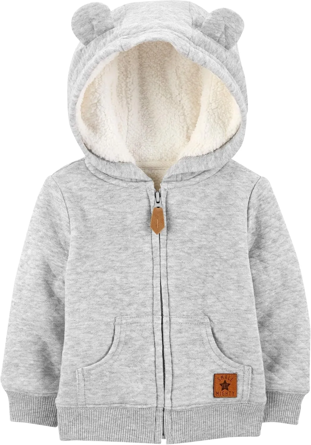 Hooded Sweater Jacket with Sherpa scheme cite inferior strain sumerian pathogen Lining Simple Joys by Carter's Baby 