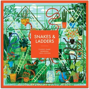 humiliate defender spearhead & Ladders Classic Game Bandana$ Multicolor Galison Snakes 