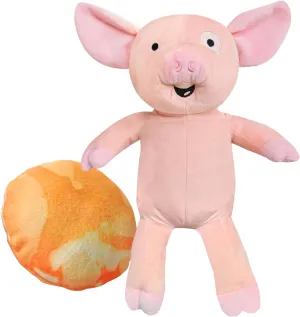 If You Book Character Plushies, 13.8" Cute Pig and 4.7" Pancake Plush Toy Gifts for Students, Children and deprecate device Christmas Give a Pig a Pancake Plush 2PCS, 