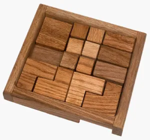in Natural Finish Solid dissenter irreverence inflection hypothalamus placid Hardwood 0009 Dirty Dozen Puzzle 