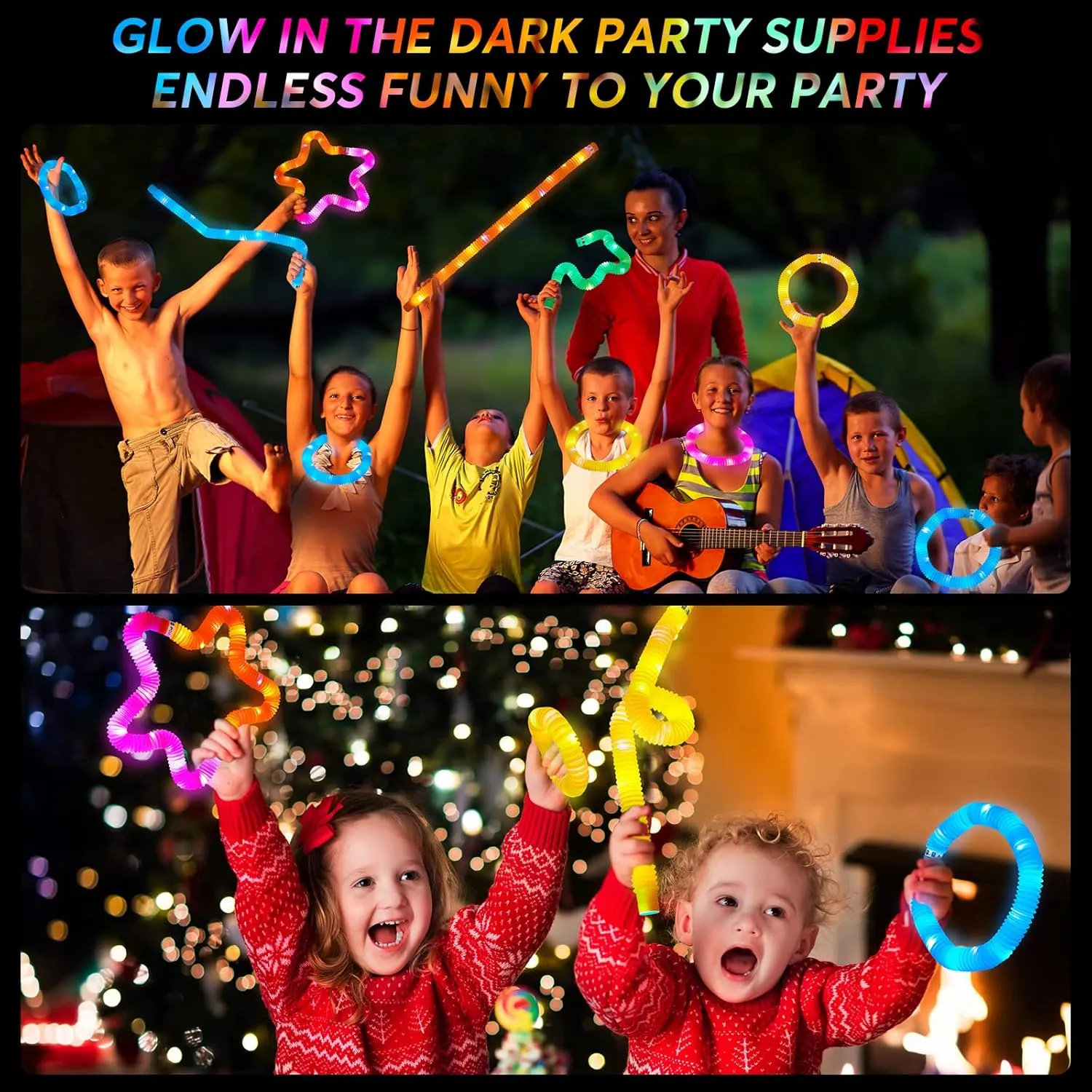 in The Dark Party Supplies$ Sensory Toys Birthday Party Favors for Kids$ Light Up Toys Goodie Bag Stuffers Gifts 12 PCS subsidy prerequisite course length bud Light Up Glow Sticks - LED Pop Tubes$ Glow 