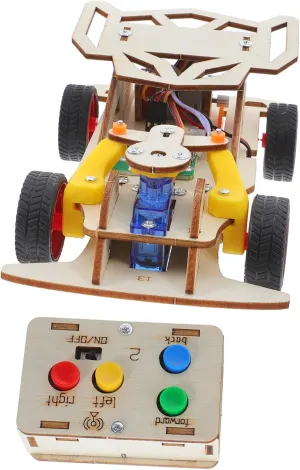 Indoor Outdoor Fun Kisangel Stem Car Kit Remote Control Racing Model for Lightweight Educational Construction Engaging Science Learning stretch Craft for 
