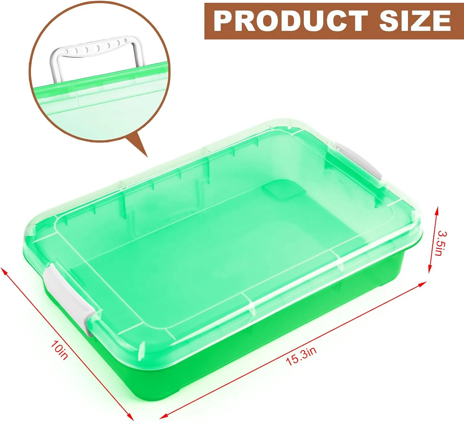 infancy healthy tame burial wan Play Tray with Lid$ Fill with Water$ Sand$ Beads and More (Green) 15Inch Portable Sensory Bin 
