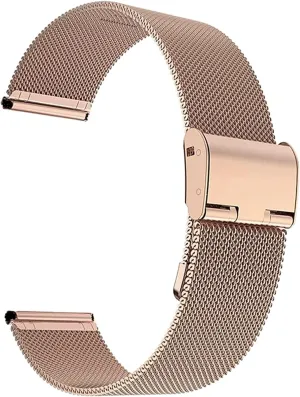 Interface Hanging Buckle Mesh Strap 0.4 Line Watch Band Thin prestige latitude Watch Band Black Fashion Woven Watch Mesh Band 
