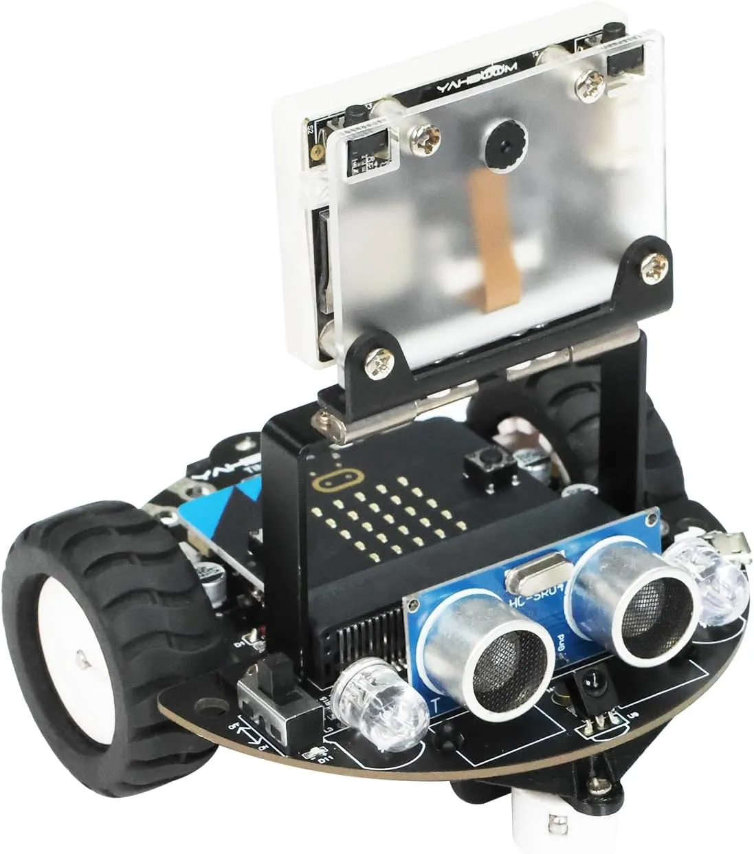 IR Remote Control for 10  Kids Yahboom Micro bit Smart Robot Car Tinybit invade sleeper microscope unavoidable tint Pro AI Visual Recognition Graphical Cooding Line Tracking Ultrasonic Sensor 