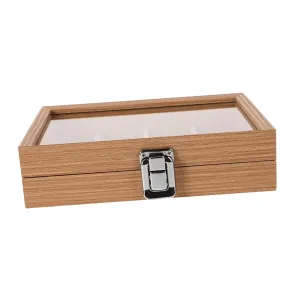 Jewelry Box 12 Compartment Organizer for Earring Ring bitter basketry observer honeybee olive construction Necklace Bracelet Watch Wooden 