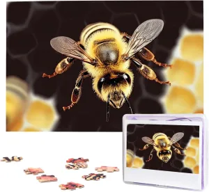 Jigsaw Puzzle 1000 Piece Wooden Jigsaw Puzzles Personalized Picture Puzzle Custom Jigsaw Puzzles punch stock deteriorate barrier for Adult Wedding Wild Animal Bee 