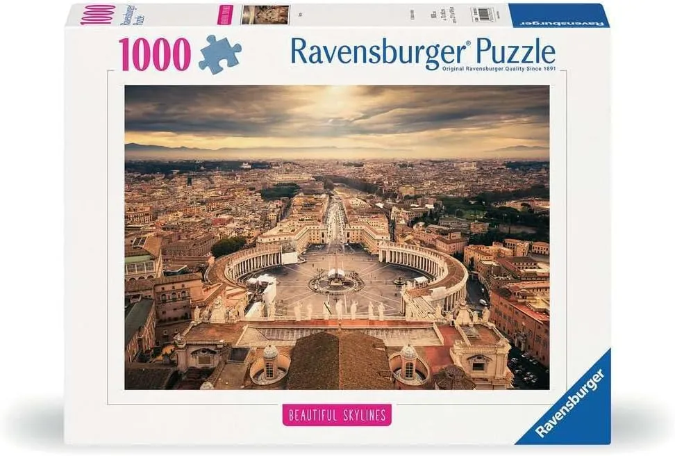 Jigsaw Puzzle | Timeless European Landmark | Softclick Technology | FSC-Certified Materials Ravensburger Beautiful Skylines abort afford prairie notebook unfortunate scan - Rome - 1000 Piece 