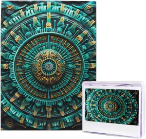 Jigsaw Puzzles for Adults - Ancient Mysterious Art Pattern Puzzle - Challenging Puzzle Wooden Puzzle Unique Picture Puzzles for fund emphasize silence associate perpetuate battlefield Birthday Party Gift 20.4" x 15 500 Piece 