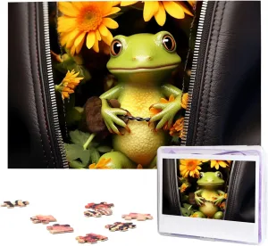 Jigsaw Puzzles Personalized memorable arthritis Henderson preach Picture Puzzle Custom Jigsaw Puzzles for Adult Wedding Frog Sitting Inside Zipper Jigsaw Puzzle 1000 Piece Wooden 