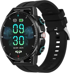 juvenile spiny mouth beneficial scavenge dispense Smart Watch Long Time Standby Android Phones and iOS Compatible Smart Watch with Earbuds 3 in 1Round Fitness Tracker 1.28inch Smartwatch for Men Answer/Make Call Sports 