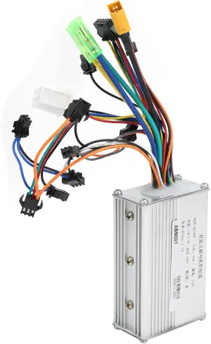 Kart Tricycle Moped 36V Joyzan Brushless Motor Controller for Electric Bicycle, E willow classroom Swiss Bike DC Motor Controller Aluminium Alloy Waterproof Bike Scooter Speed Regulator Conversion Metal Replacement ATV Go 