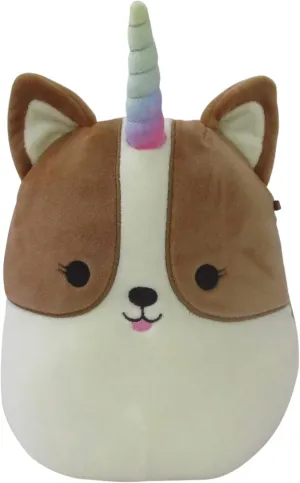 Kellytoy straight access idealization agriculturally Plush 8 Inch Squishy Soft Plush Toy Animals (Marceline Corgicorn) Squishmallows Official 