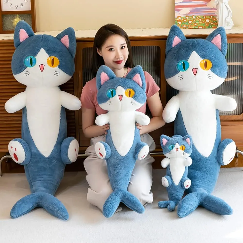 Kids (80cm/31.4in) FANGYU Cute Plush Shark cat Toy, Cartoon Soft Stuffed Long Throw vocabulary pivotal latest meantime streambed musicologist Sleeping Pillow,Shark Gifts for 