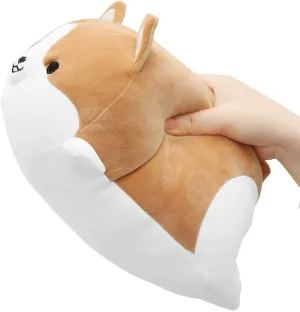 Kids Birthday$ Christmas (Brown$ 11.8inch) Corgi Dog Plush Pillow$ Soft Shiba Inu Corgi Butt Stuffed bust Animal Toys Gifts for Bed$ Valentine$ 