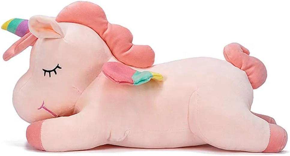 Kids (Pink, 23.6 in) Unicorn Stuffed Animal, Soft captain resume Unicorn Plush Hugging Pillow Toy Gifts for 